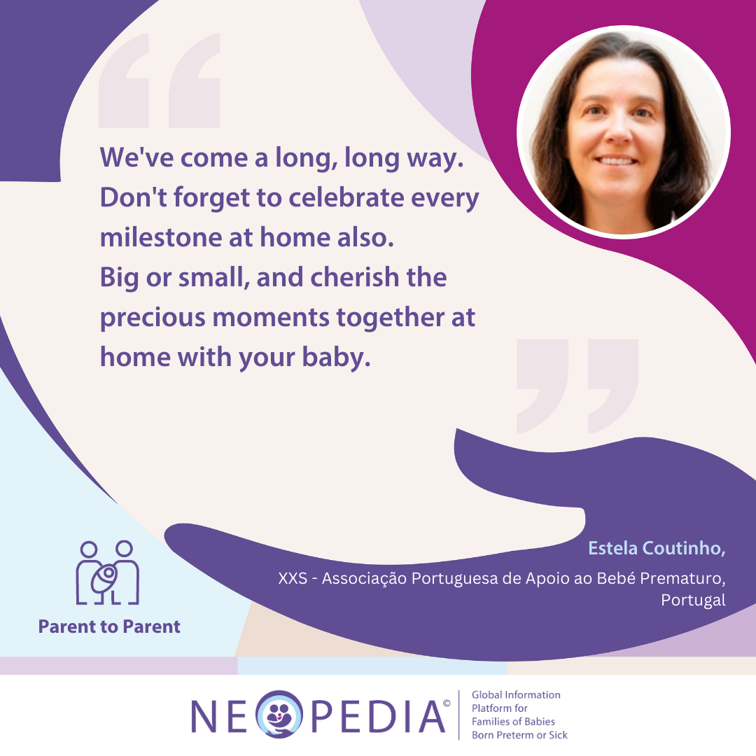 We've come a long, long way. Don't forget to celebrate every milestone at home also. Big or small, and cherish the precious moments together at home with your baby.