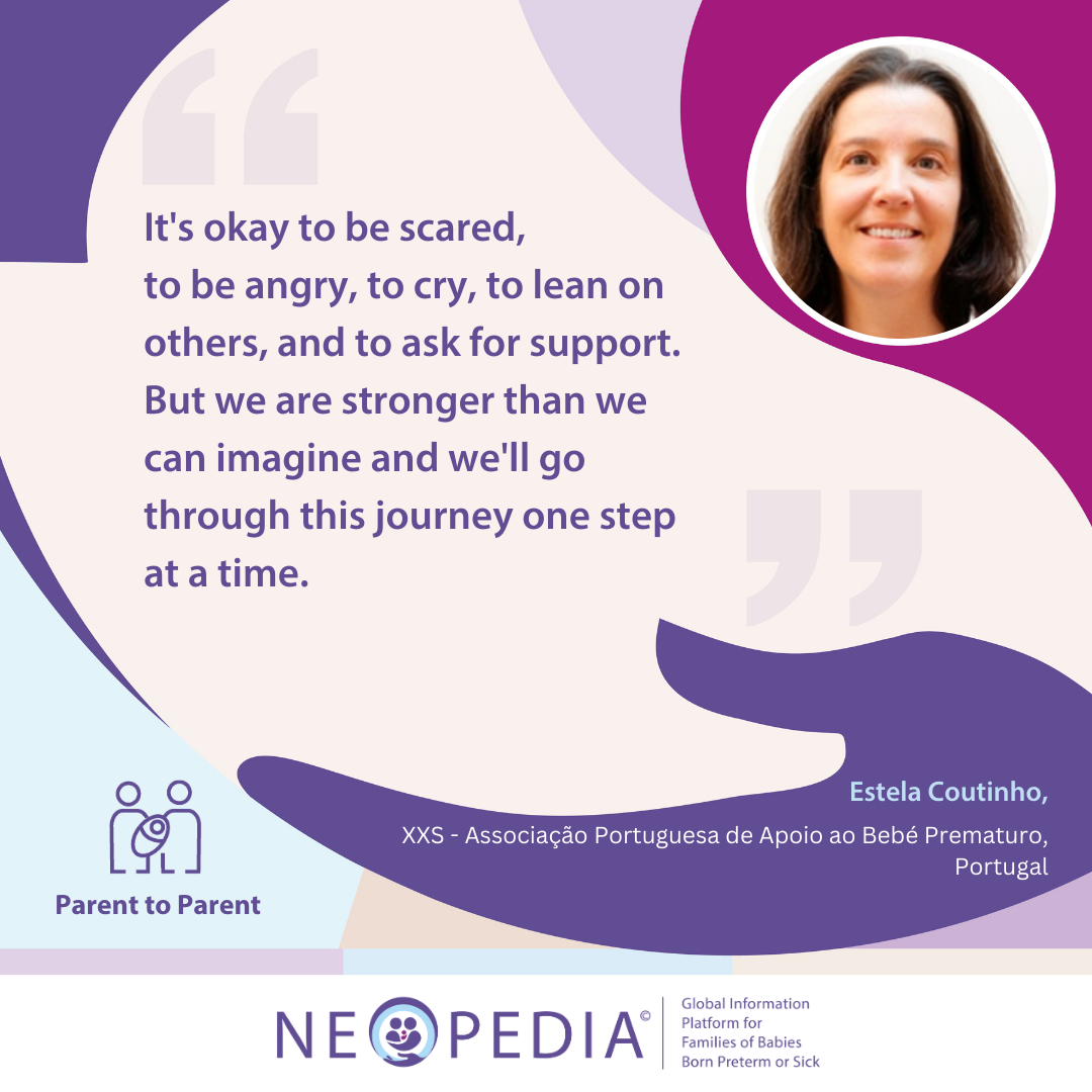 It's okay to be scared, to be angry, to cry, to lean on others, and to ask for support. But we are stronger than we can imagine and we'll go through this journey one step at a time. 